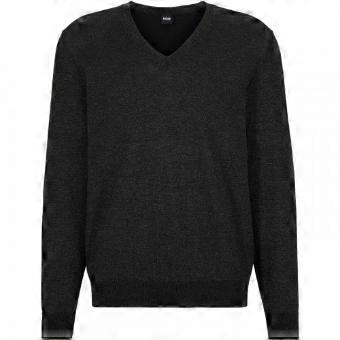 Boss Mens V Neck Regular Long-Sleeved Sweatshirt