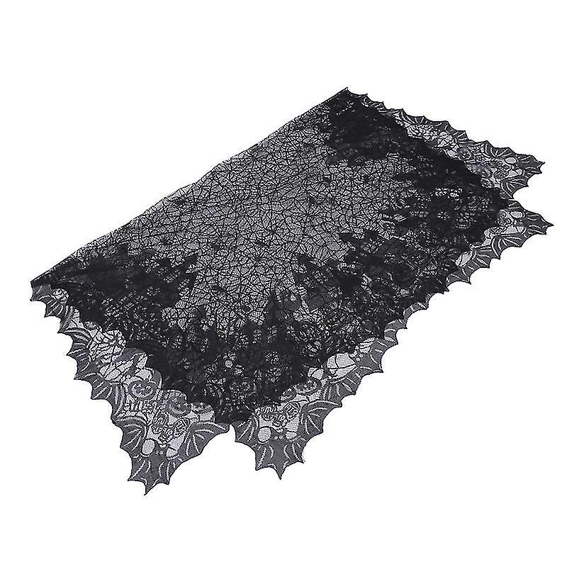175X135cm Black Tablecloths 1pc Delicate Halloween Table Cloth Beautiful Table Cloth Premium Desk Cl
