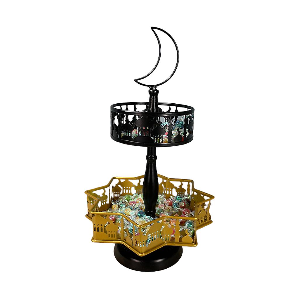 Wedding Cake Stand Plastic 2 Layer Cupcake Holder Dessert Display Rack Plates