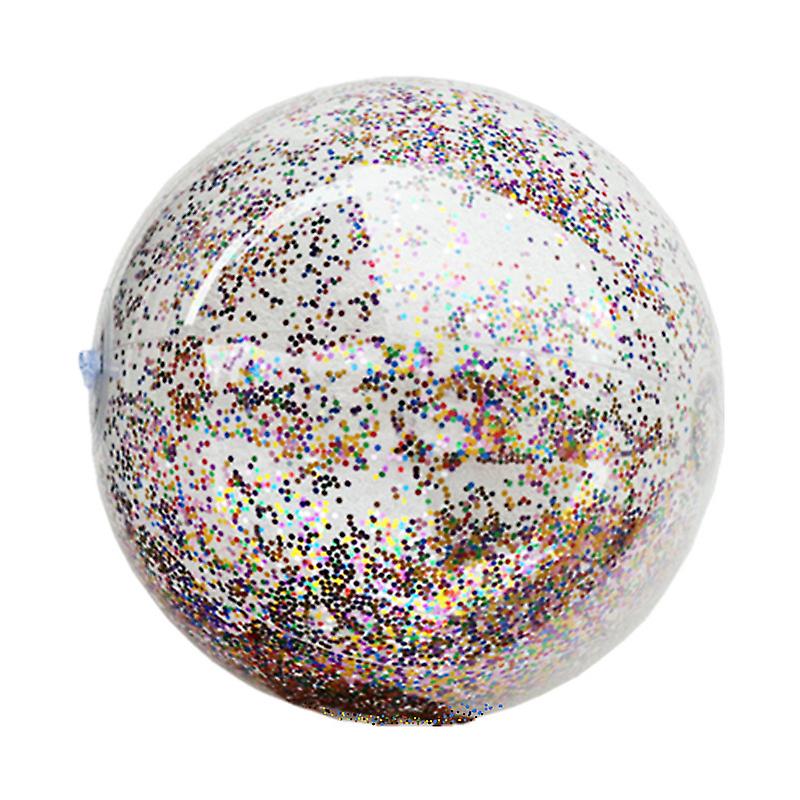 4 Pack Glitter Beach Ball Inflatable Confetti Beach Loose Balls for Summer Beach Party Favor Pool Toy