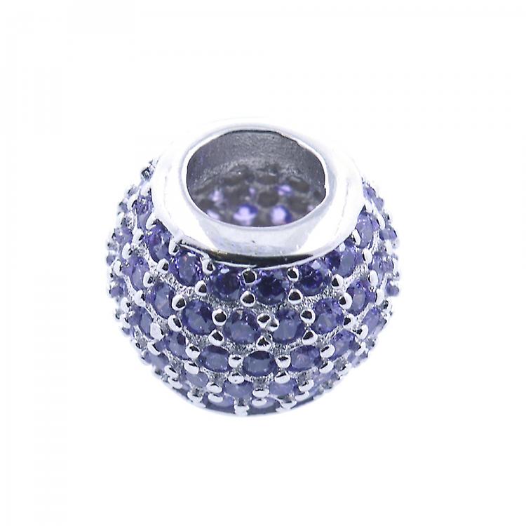 Zirconia And Silver 925 Bead Pendant awo63