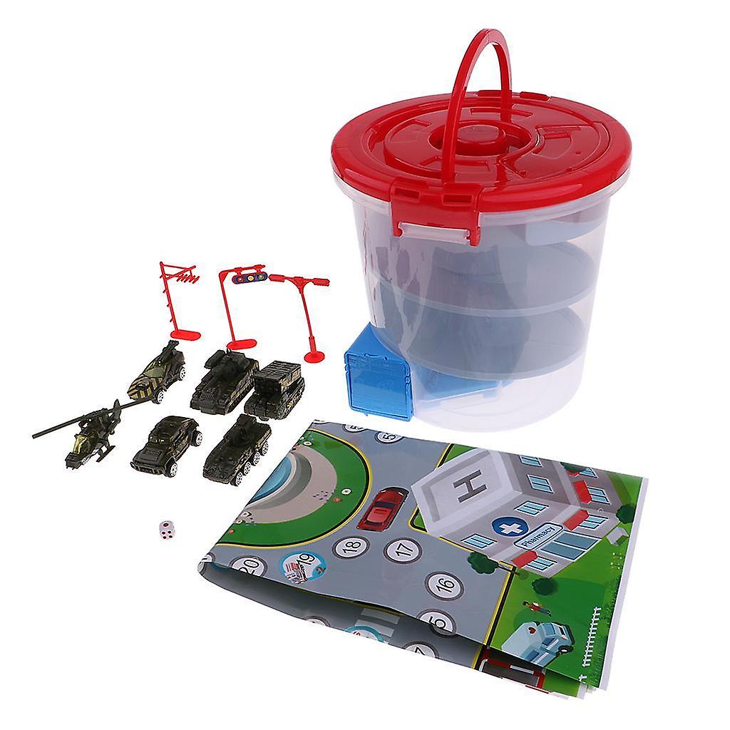 合金車ヨーヨーバケットキッズカーおもちゃ収納ボックス軍用車両