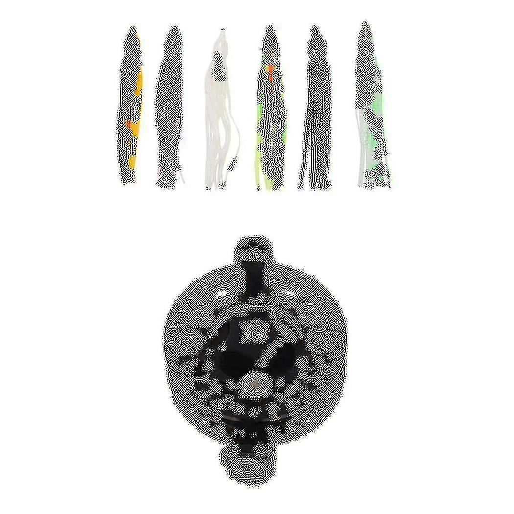 6pcs10cm Octopus Soft Lure Künstliche Köder Mix Farben