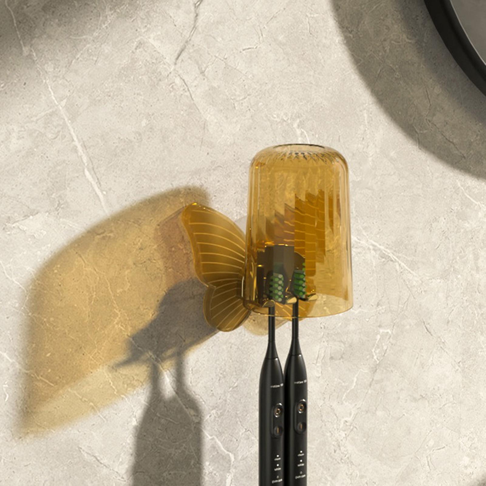 Bathroom Toothbrush Cup Holder Wall Mounted Cup Holders