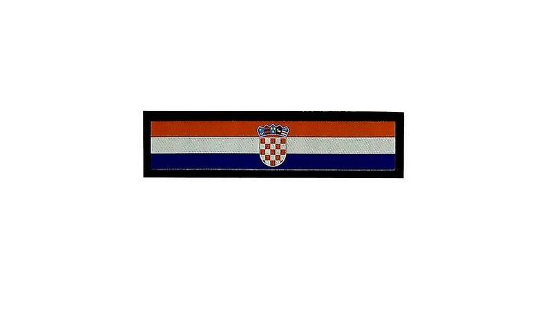 Patch Ecusson Brode Prints Travel Souvenir Backpack Croatian Croatia Flag R2