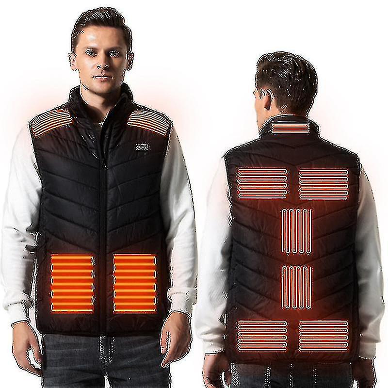 Värmeväst, USB-laddningsbar lätt värmeväst för män och kvinnor