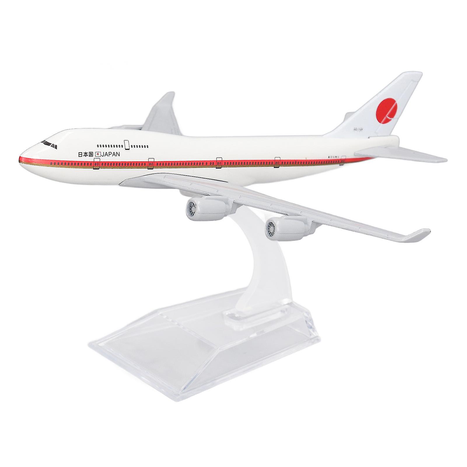 Diecast Alloy Airplane Model with Display Stand for Kids and Adults