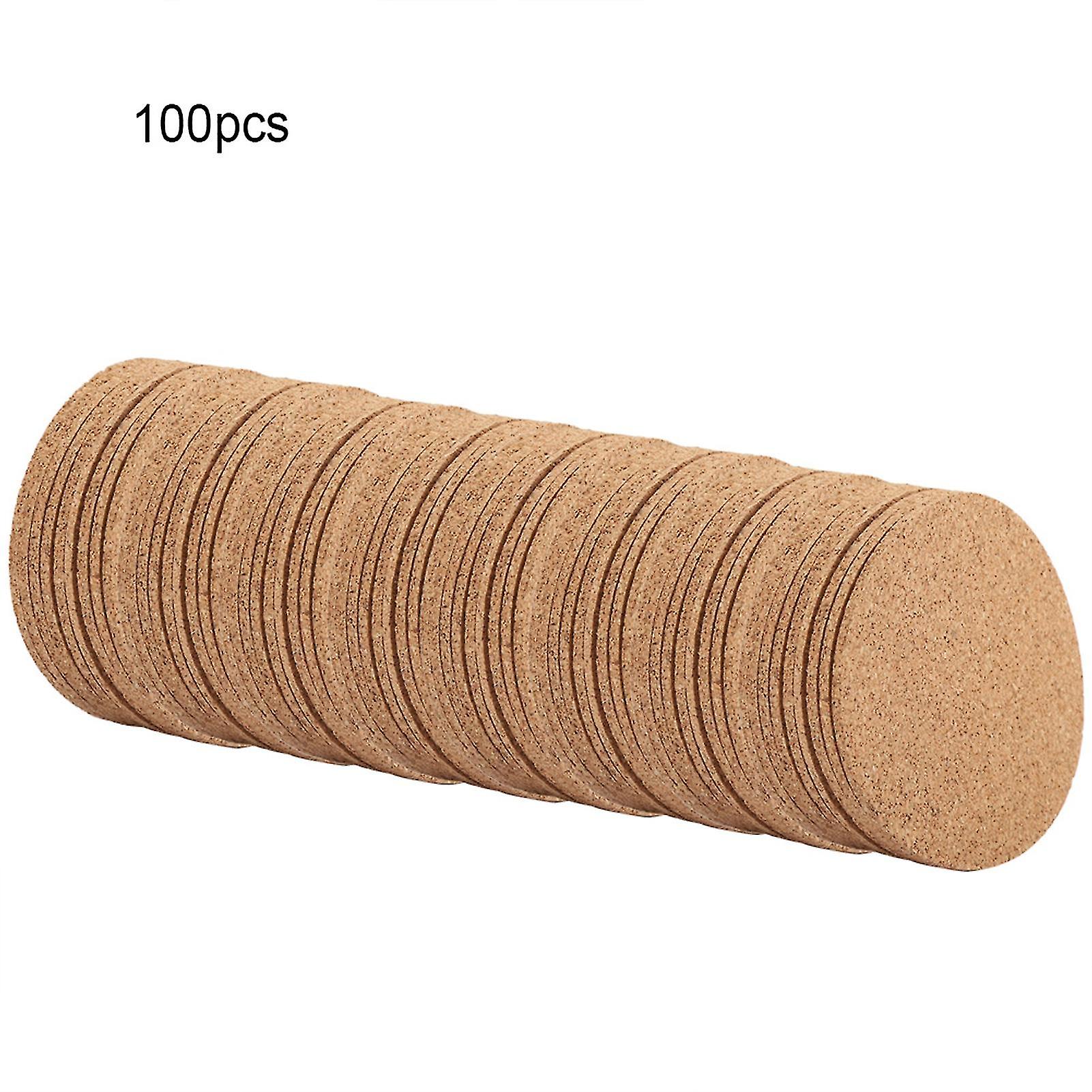 Wooden Beverage Coasters 100Pcs Tea And Coffee Set Tableware Home Decoration
