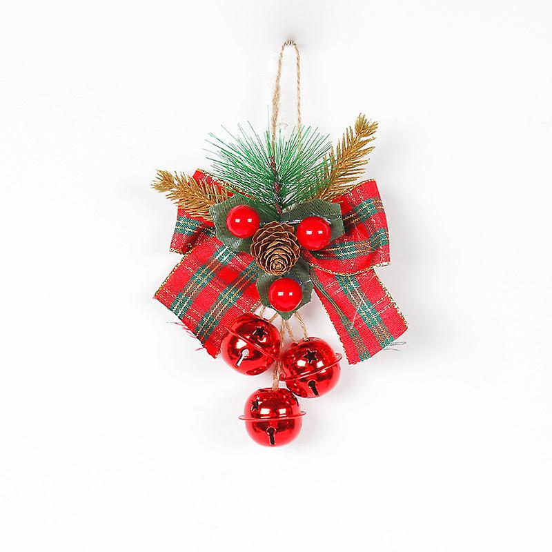 Xmas Ornaments Christmas Diy Shopping Mall Tree Ornaments Bow Bell Decoration Xmas Gift