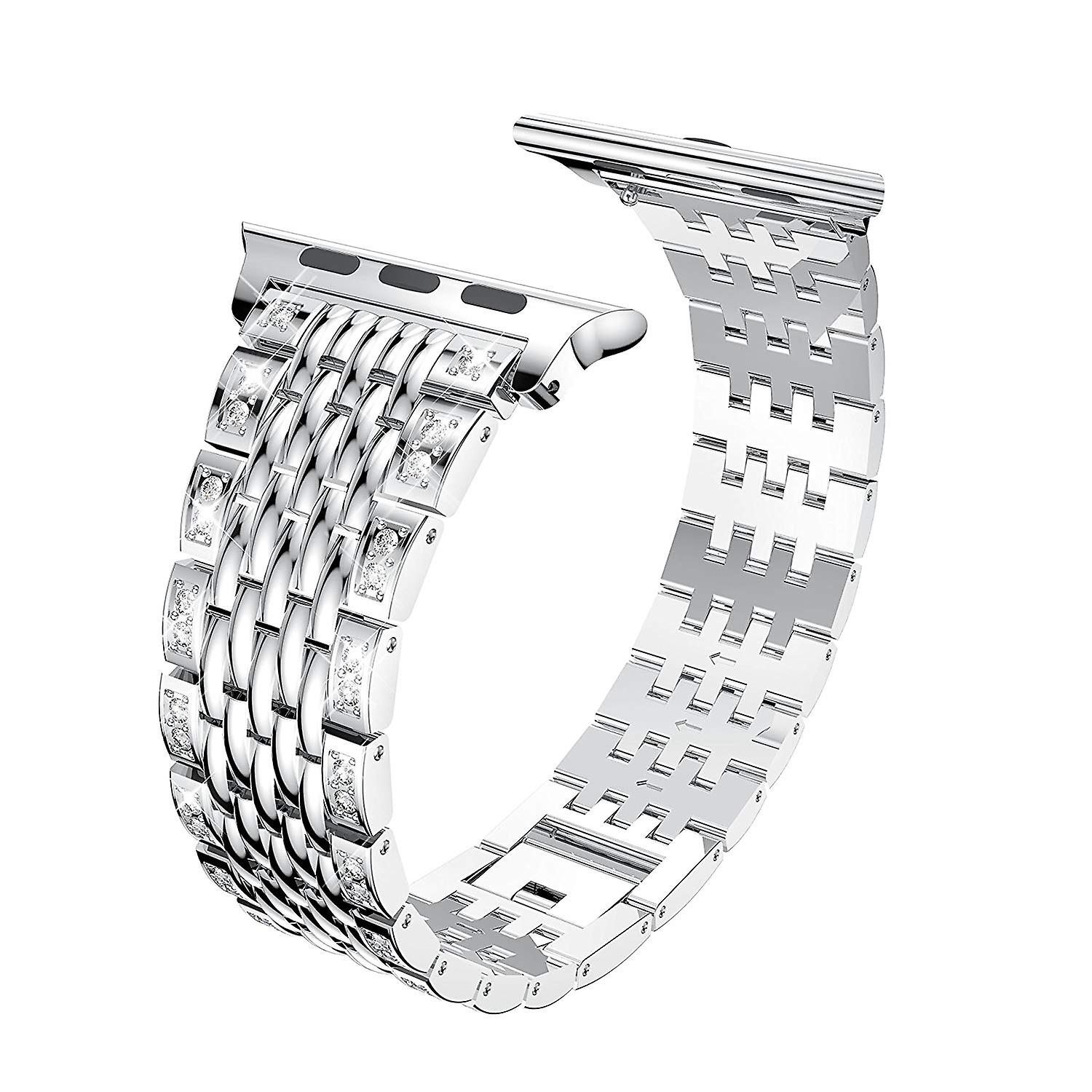Row Decorative Watchband Watch Strap for Apple Watch Series 8 45mm/Ultra 49mm/Ultra 2 49mm/Series 9