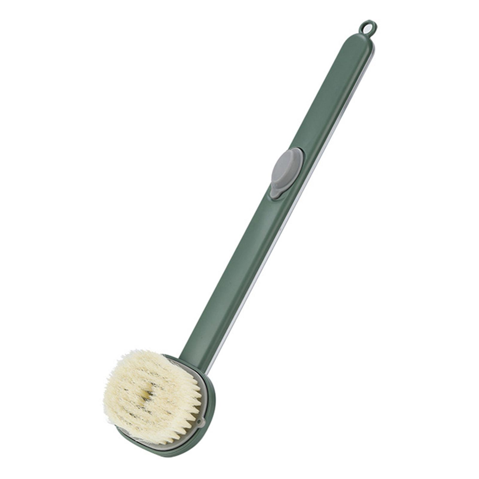Long Handle Liquid Bath Brush Detachable Back Body Bath Shower Sponge Scrubber