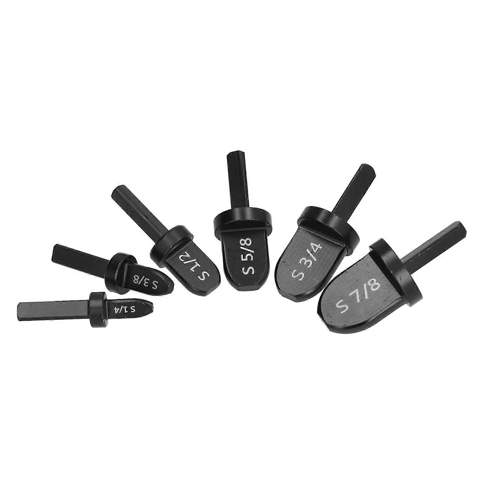 6Pcs Swaging Tool Drill Bit Set Convenient Practical Wide Application Tube Expander Drill BitTriangular Shank