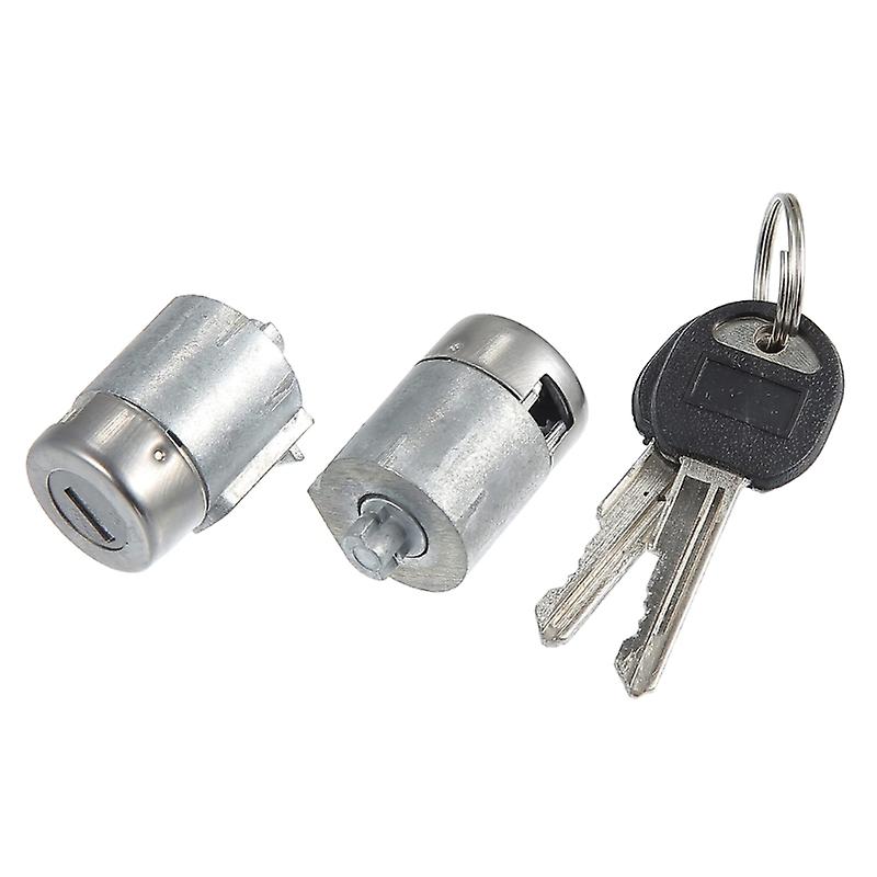 Durable Car Door Lock Cylinder Ignition Key Lock with 2 Keys for C1500 12549131