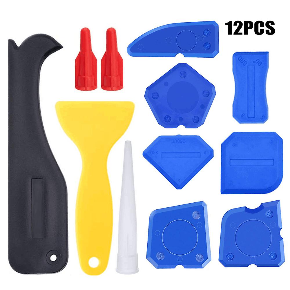 Silicone Sealant Finishing Tools Silicone Smoothing Caulking Profile Line Joint12pcs