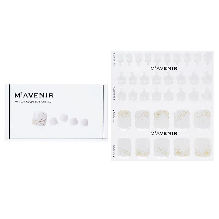 Mavenir Nail Sticker - # Gold Starlight Pedi 36pcs