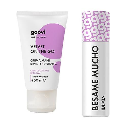 Hand Cream Set + Moisturizing Lip Balm 50ml + 5.7ml