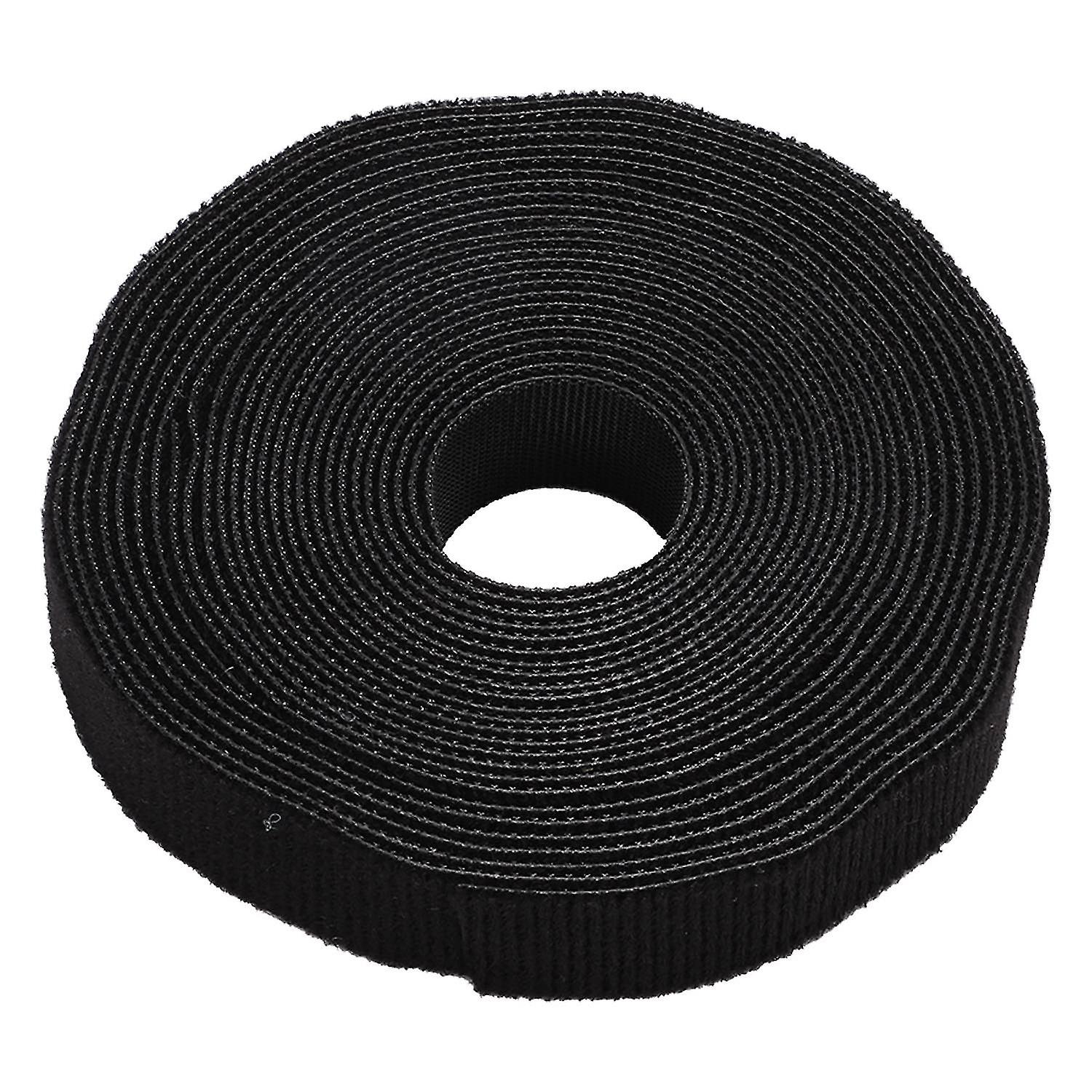 Long Fastening Tape 2cm & Loop Fastening Tape 5m Black