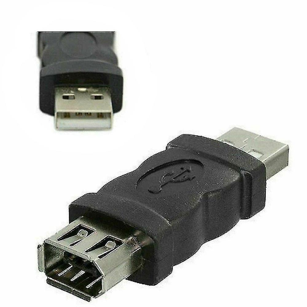 Firewire IEEE 1394 6ピンメスF-USB Mオスケーブルアダプターコンバータープラグ-ハイ