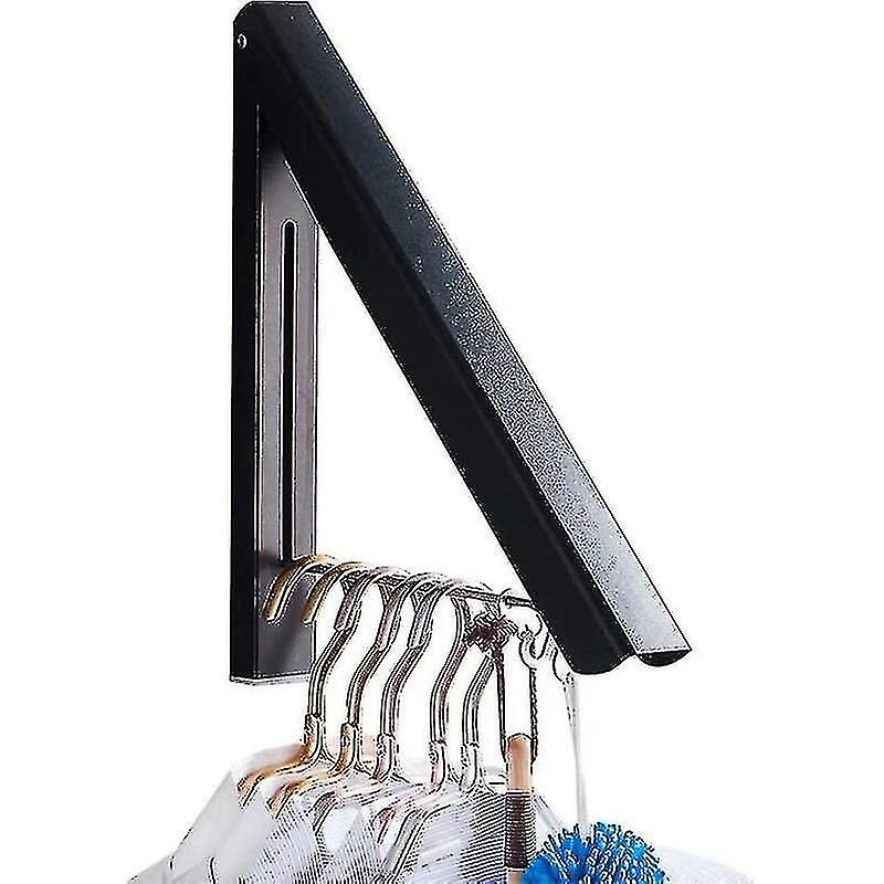 Space-Saving Aluminum Balcony Folding Clothes Hanger