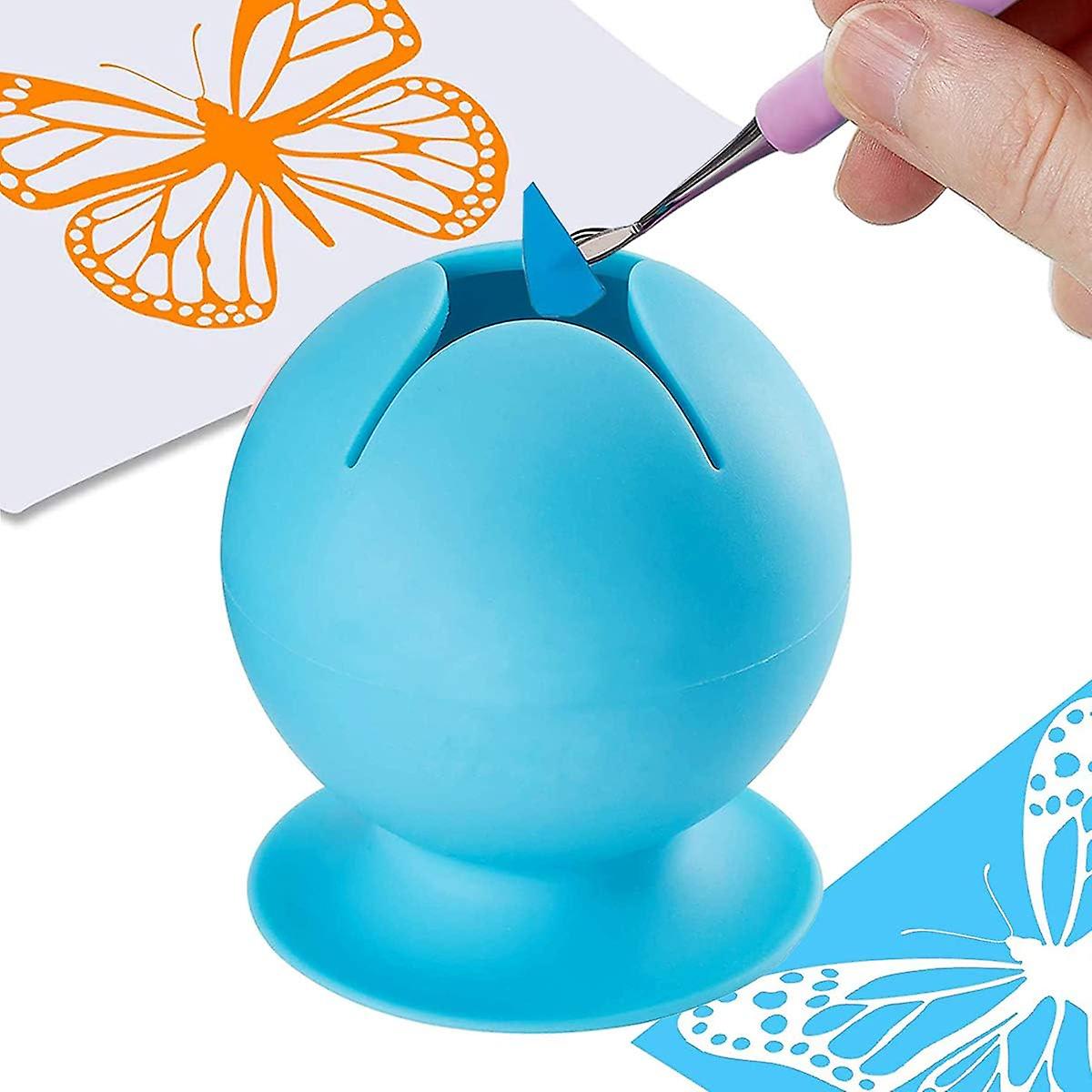 Vinyl Weeding Scrap Collector Suctioned - Blue