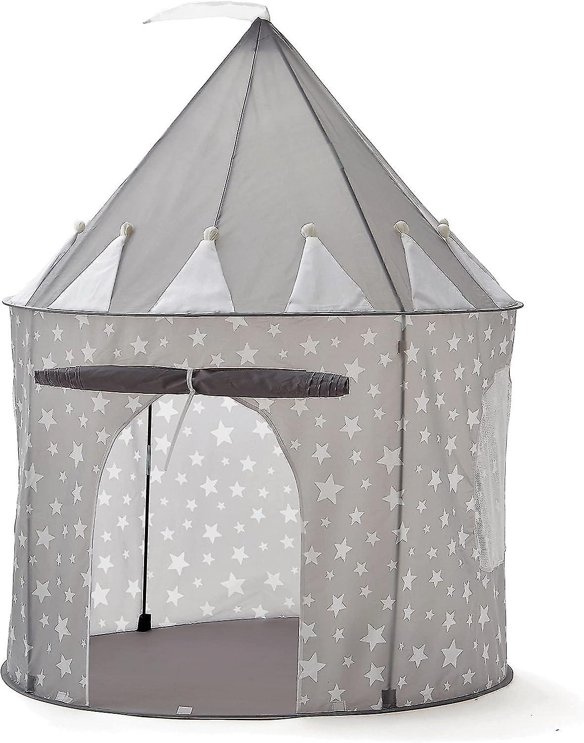 Pop Up Tents For Kids,Play Tent For Indoor And Outdoor Adventure Games,Kids Tent with Grey Starry Pa
