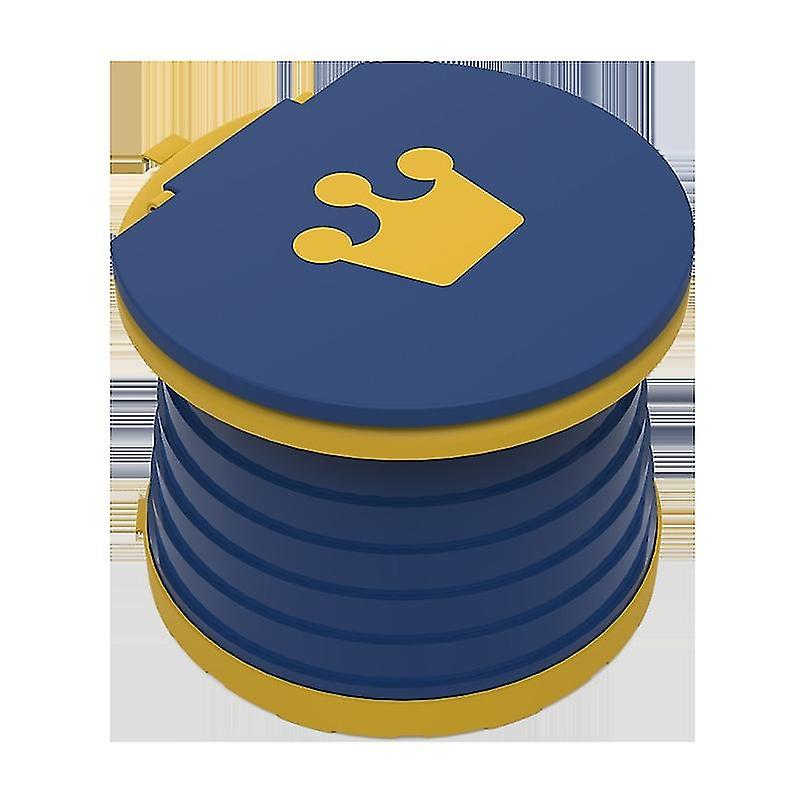 Folding Children's Toilet, 24 * 5cm Travel Jar blue