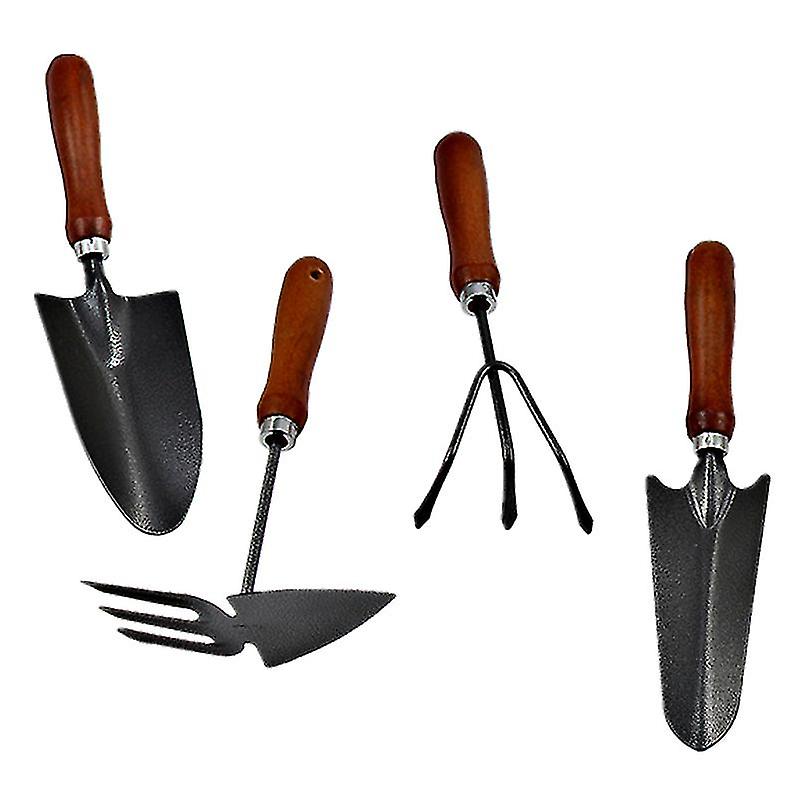 4pcs Wooden Handle Planting Tool