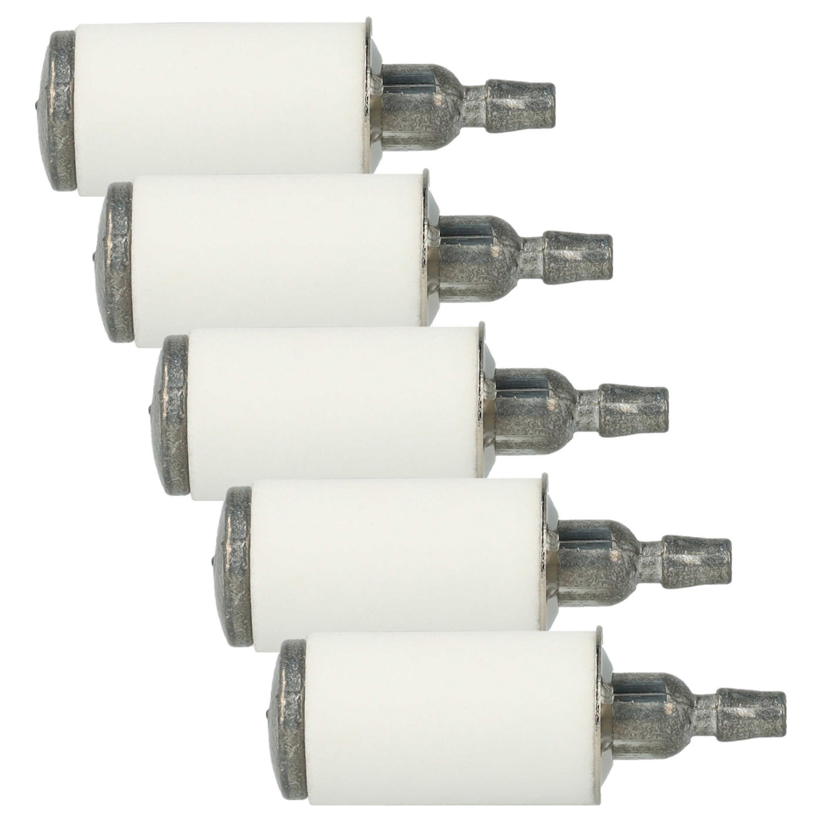 vhbw 5x Filtro de combustível compatível com Husqvarna BVM210VS, BVM200VS, GBV345, GBV325, 394XP, 3120 XP, 394 Filtro de combustível compatível com Husqvarna, , GBV345, GBV325, 394XP, 3120 XP, 394