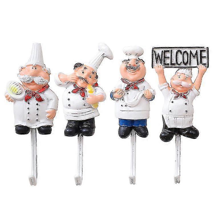 Ev Mutfak Reçine Paslanmaz Çelik Kancalar Duvar Kancaları Çivi Yok Güçlü Yapışkan Kancalar 4 adet