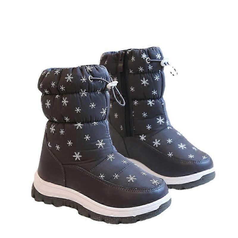 Winter New Children's Snow Boots With Thicker Soles