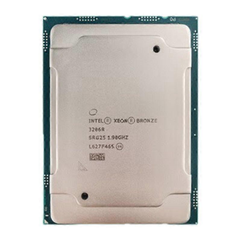 Xeon Bronze 3206R CPU - Socket 3647 6 Cores 6 Threads 2.1GHz 8.25MB L3 Cache 85W.