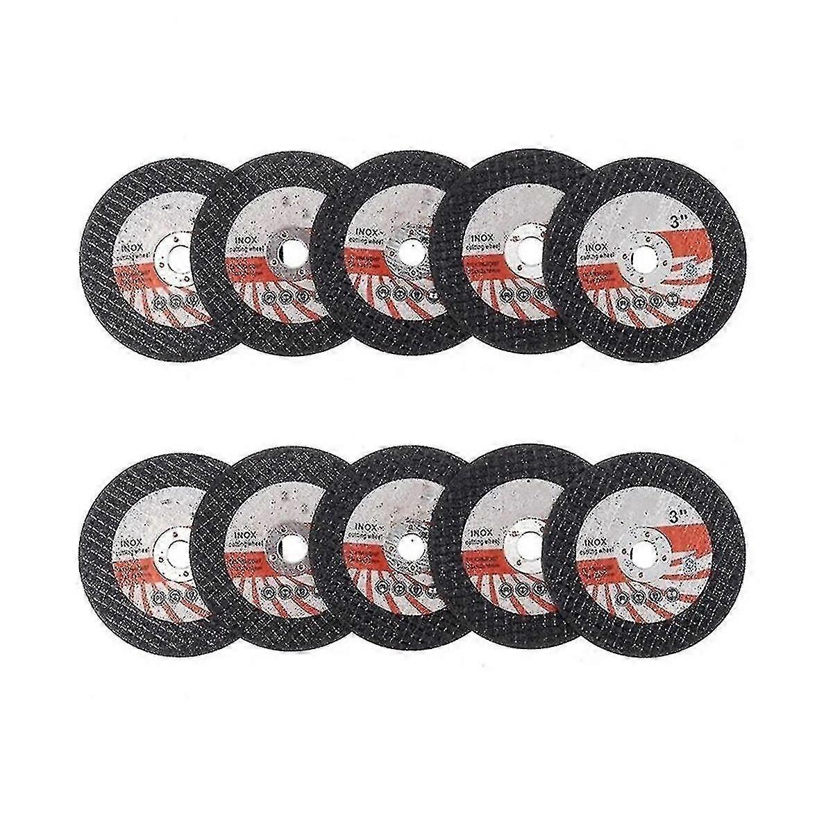 10PCS 75Mm Mini Cutting Disc Circular Resin Grinding Wheel