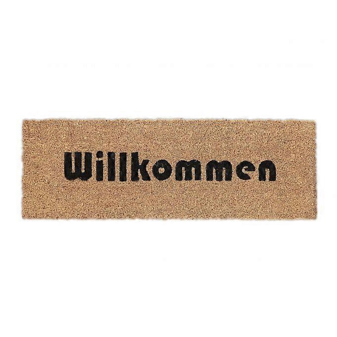 Doormat in coconut Welcome slim