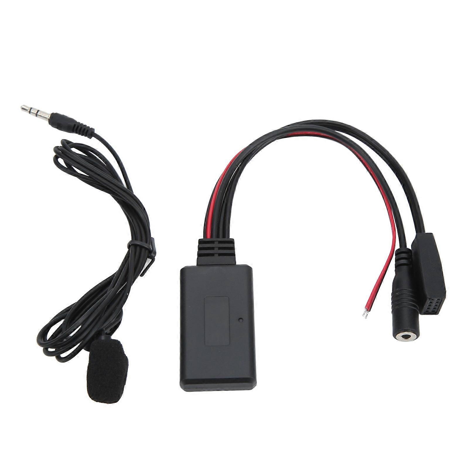 10 Pin Bluetooth 5.0 Aux Adapter Cable with Microphone Replacement for E46 M3 1999?2006