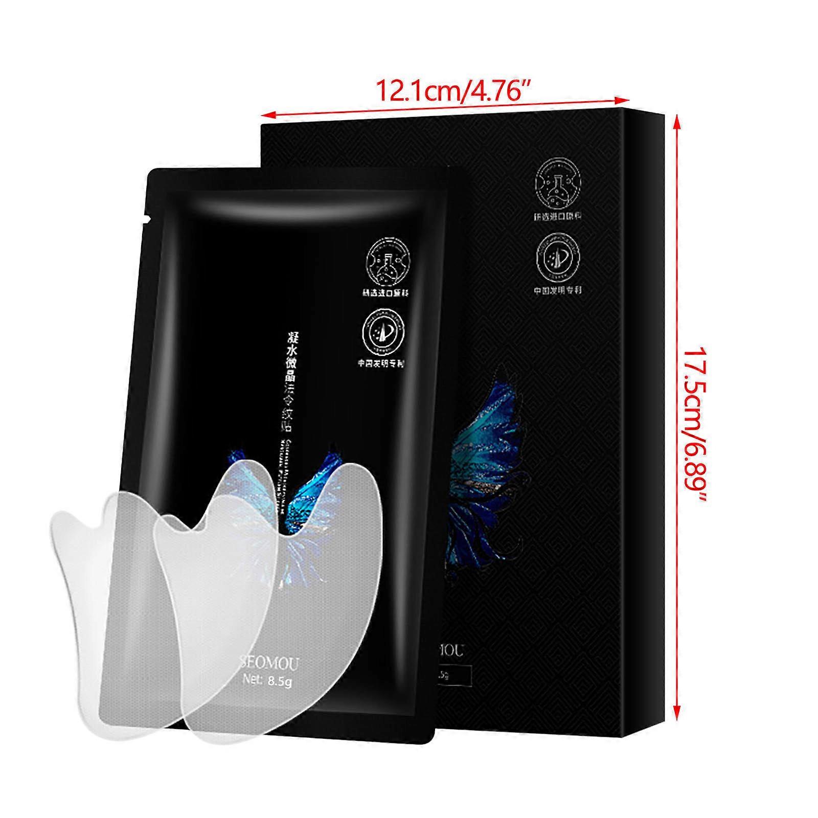 Micro-crystal condensation nasolabial fold patch: anti-wrinkle patch that reduces fine lines, moisturizing, firming and lifting mask.