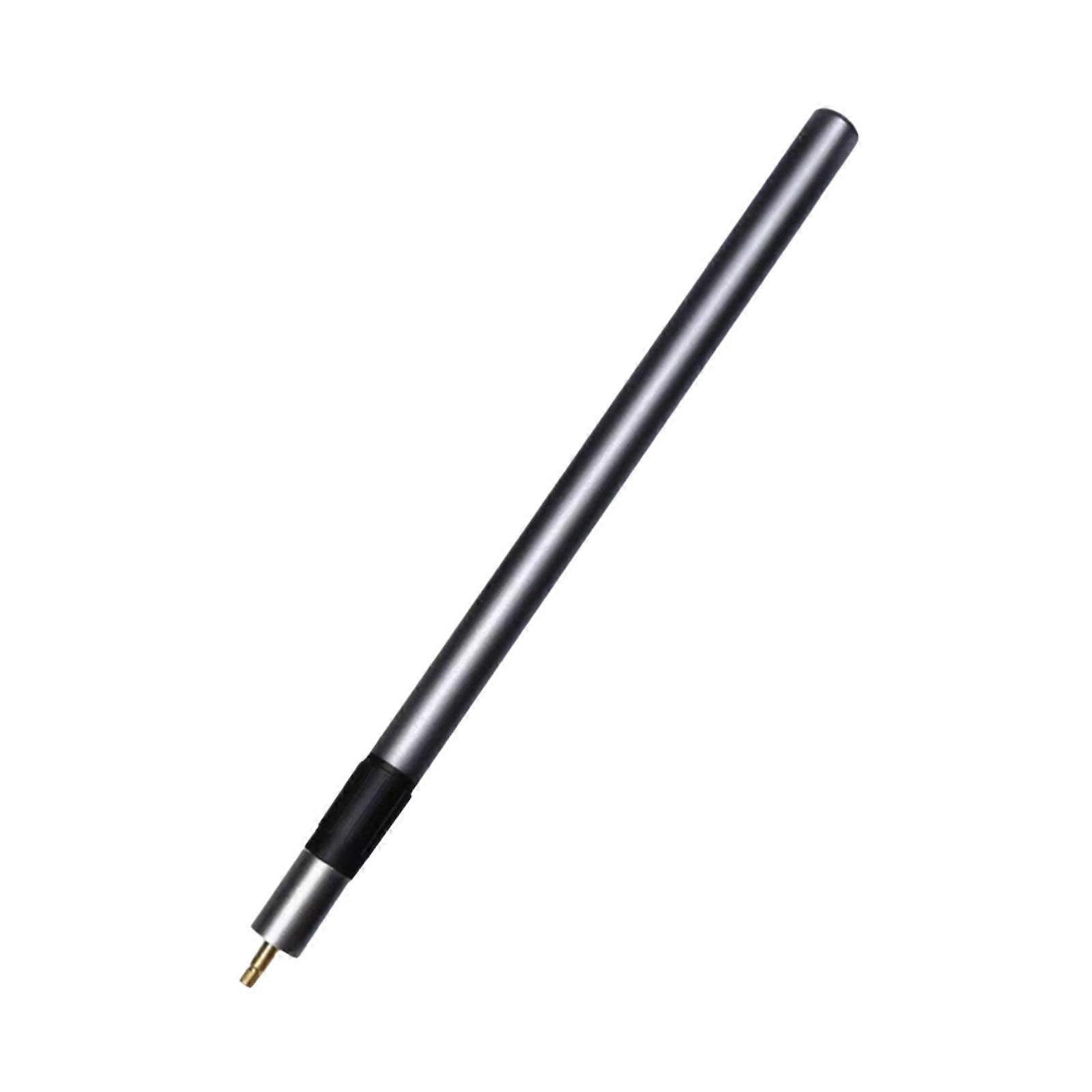 Telescopic Pool Cue Extender Rod End Lengthener Snooker Pool Stick Extension Silver