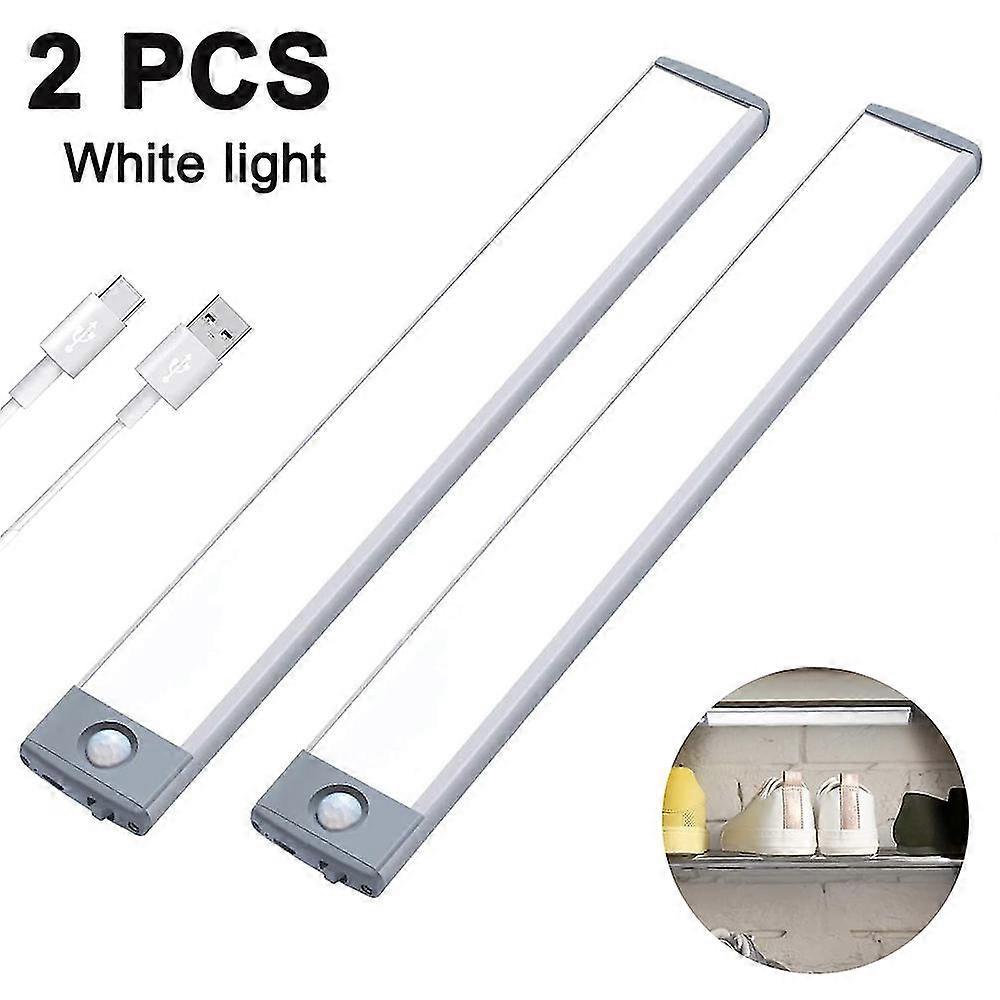 2 Pcs Under Cabinet Lighting Motion Sensor Closet Light