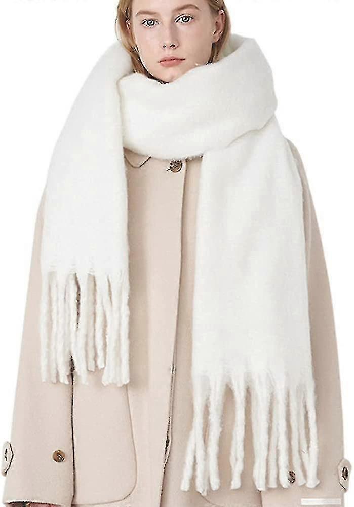 Sale white blanket scarf Free Shipping