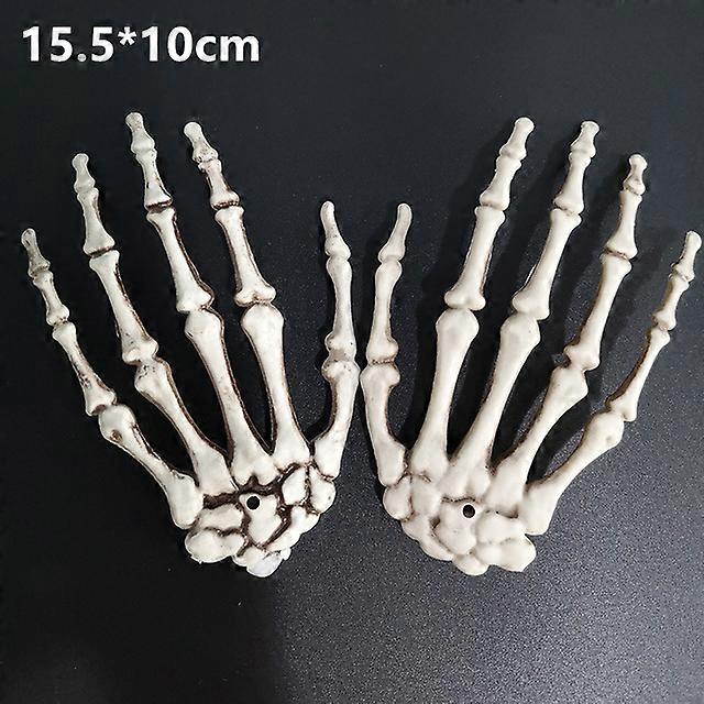 38CM Halloween Pumpkin Skeleton Decorations with Posable Joints Skeletons for Halloween Party Haunted House Props Decorations