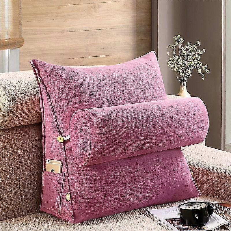 Bed Wedge Pillow Set With Adjustable Neck Pillow