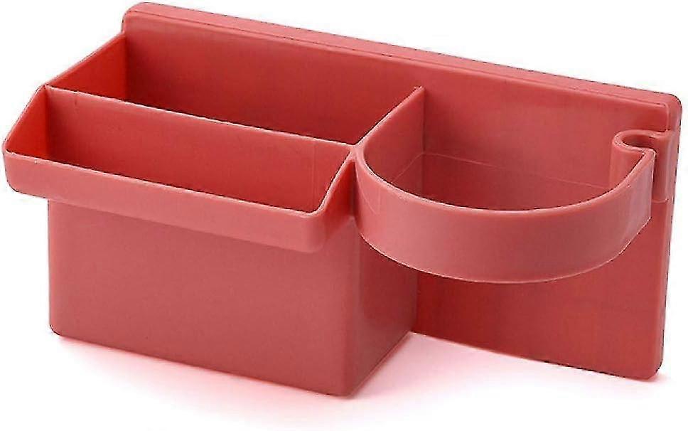 Hair Dryer Rack, Free Punching Bathroom Toilet Storage Rack, Hair Dryer Wall Rack  Red