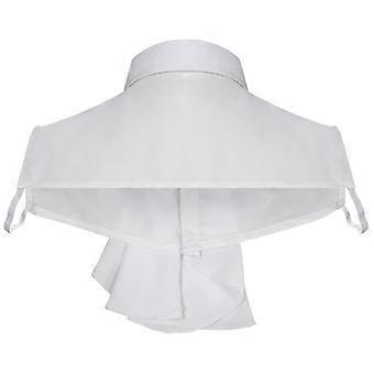 Jabot Dentelle Blanc Amovible - Col Renaissance, Cosplay | Accessoire Costume Femme Vampire, Pirate, Steampunk