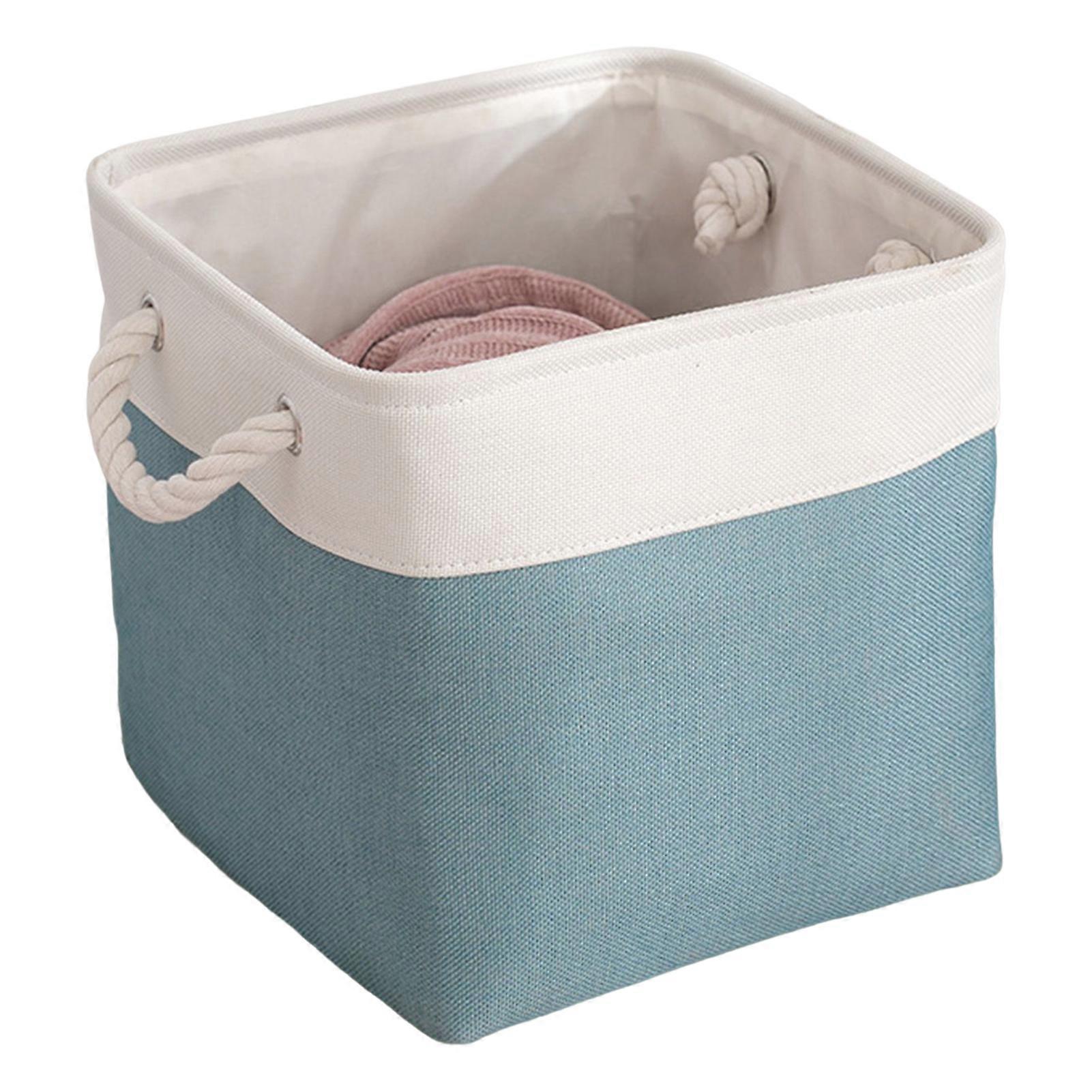 Collapsible Storage Organizer Laundry Basket with Handles for Toys Clothes Organizer