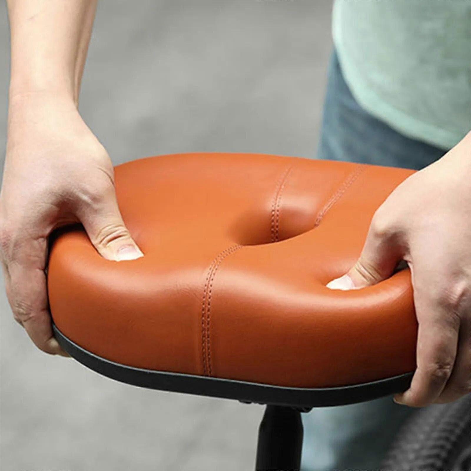 Σέλα ποδηλάτου χωρίς μύτη ευρύ μαλακό κάθισμα ποδηλάτου αντικατάστασης Pu για άνδρες Γυναικείο μαξιλάρι καθισμάτων ποδηλάτων άνεσης για ποδήλατο δρόμου