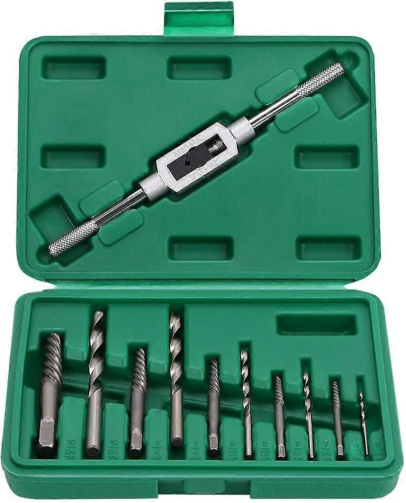 Damaged Screw Extractors Broken Bolts with Storage Box 11Pcs,2024 Ping
