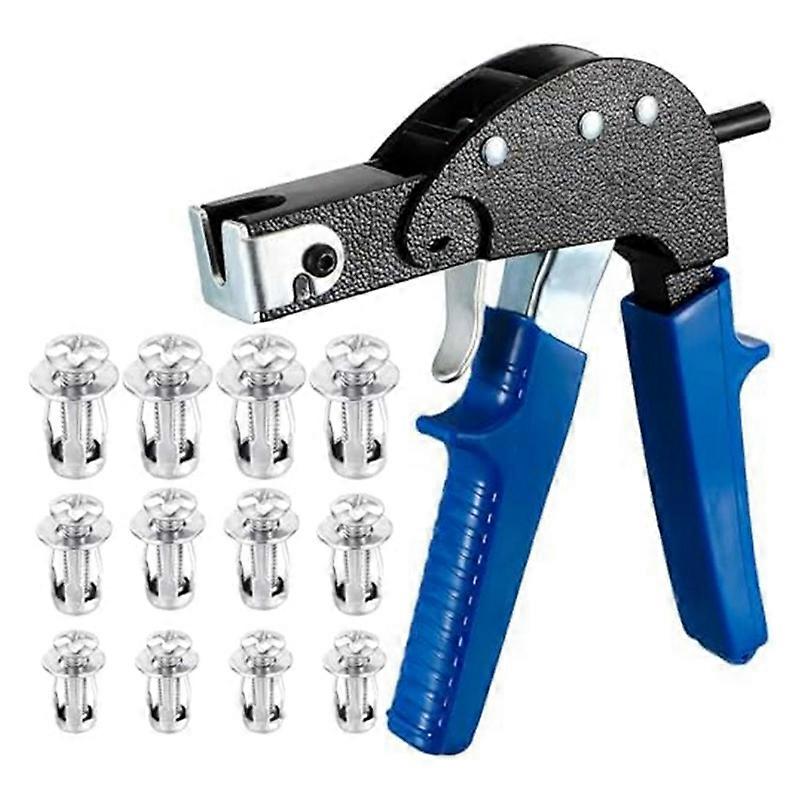 Expansion Screw Petal Nut and Metal Setting Tool,for Hollow Wall Plasterboard Pressboard Hardboard