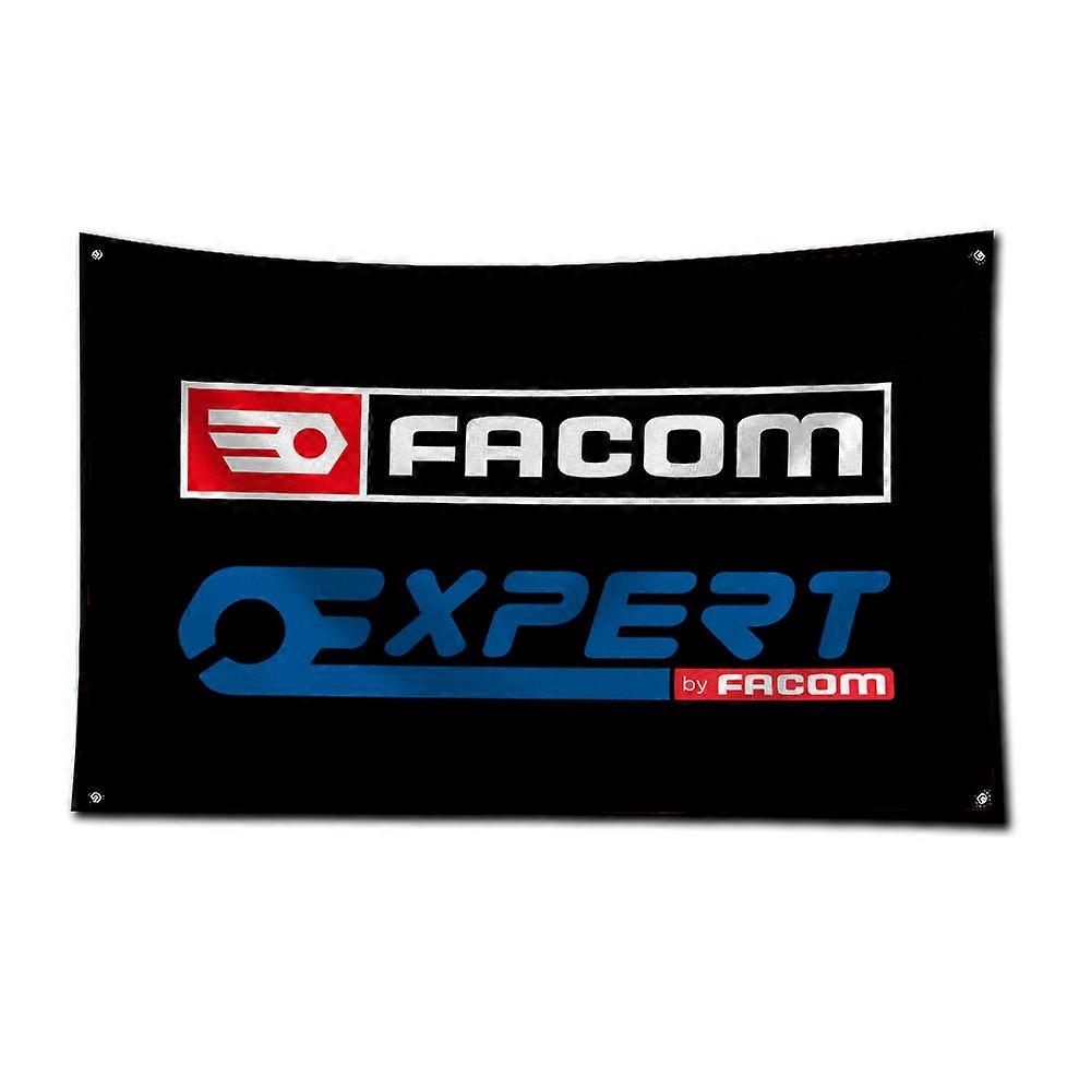 כלי 3x5 ft דגל f-facom דגל פוליאסטר באנר הדפסה דיגיטלית למוסך אמנות קיר קישוט הדלת בחוץ עם גרומט פליז