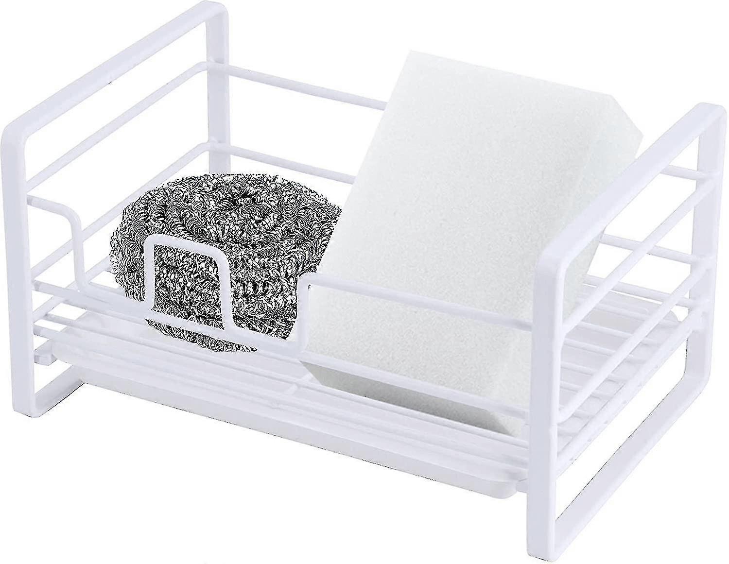 Kitchen Sink Sponge Storage Basket (white)