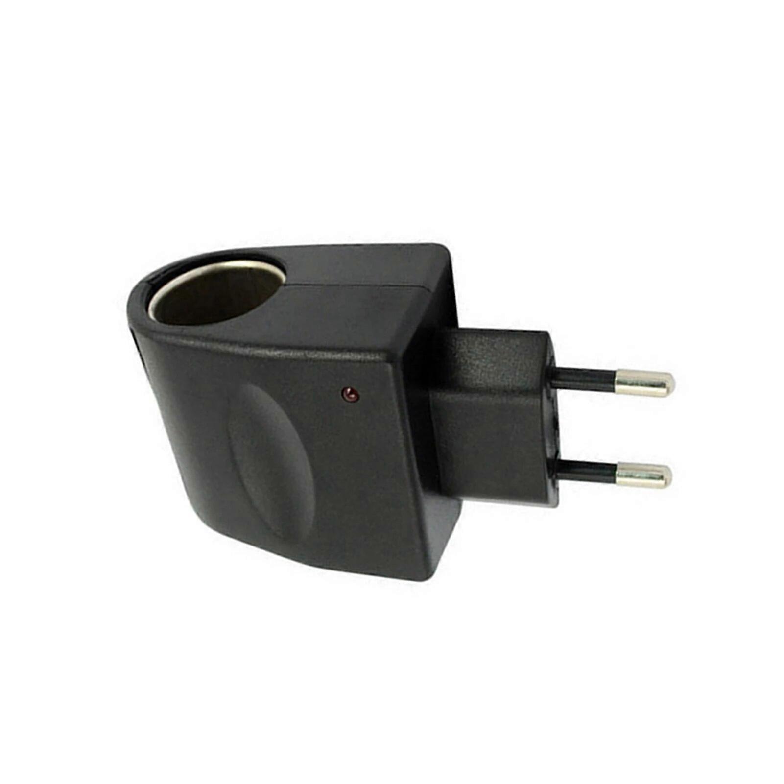 220v AC To 12v DC Car Cigarettes Lighter Adapter Wall-Mounted Power Plug Converter Socket Portable Adapter Converter EU US Plug