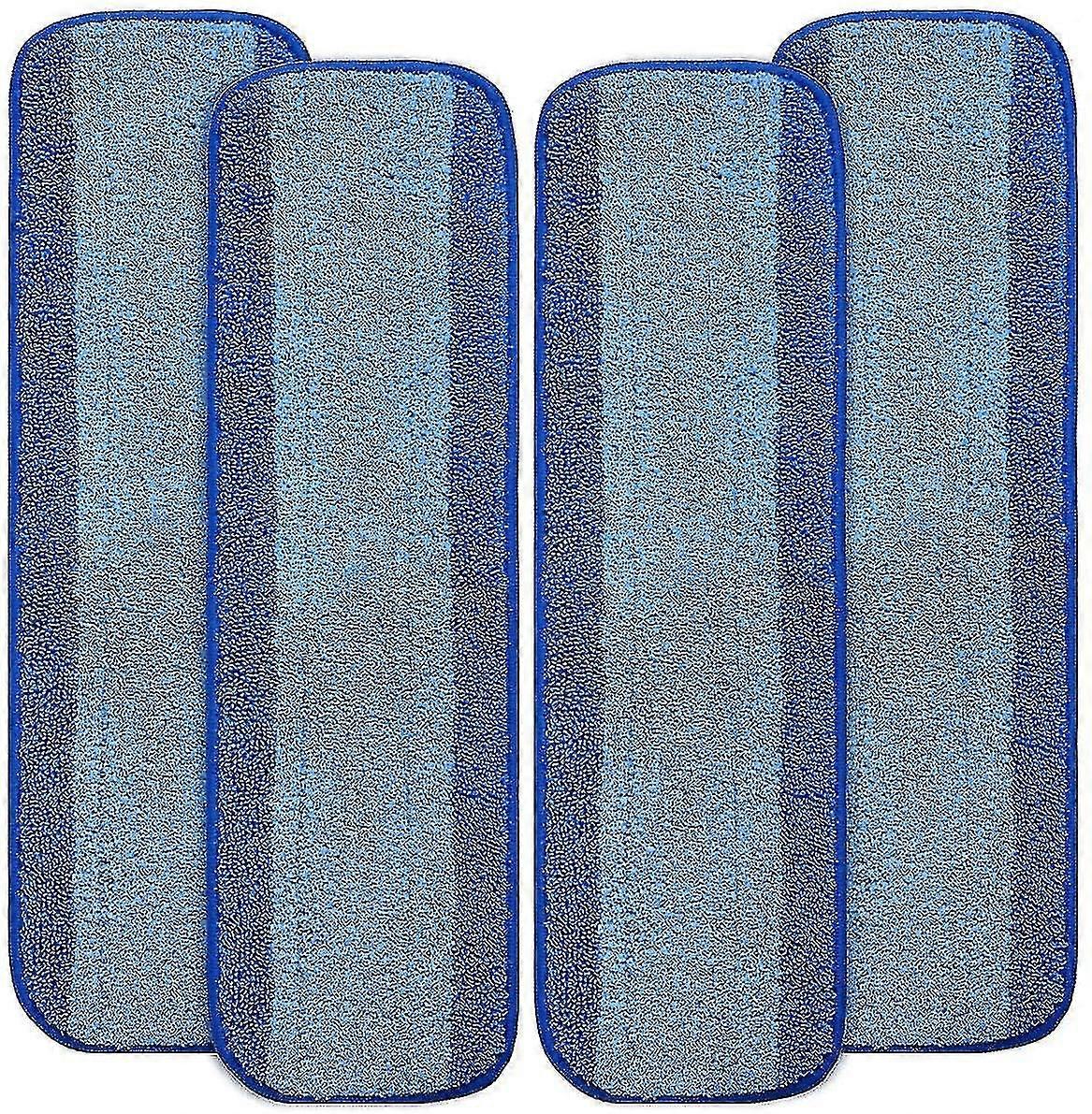 Replacement Microfiber Cleaning Pads For Bona Wet&dry Mop, 18 Inch